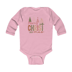 Merry Christmas Long Sleeve Bodysuit