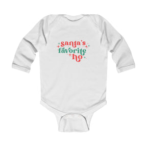 Santa's Favorite Ho Long Sleeve Bodysuit