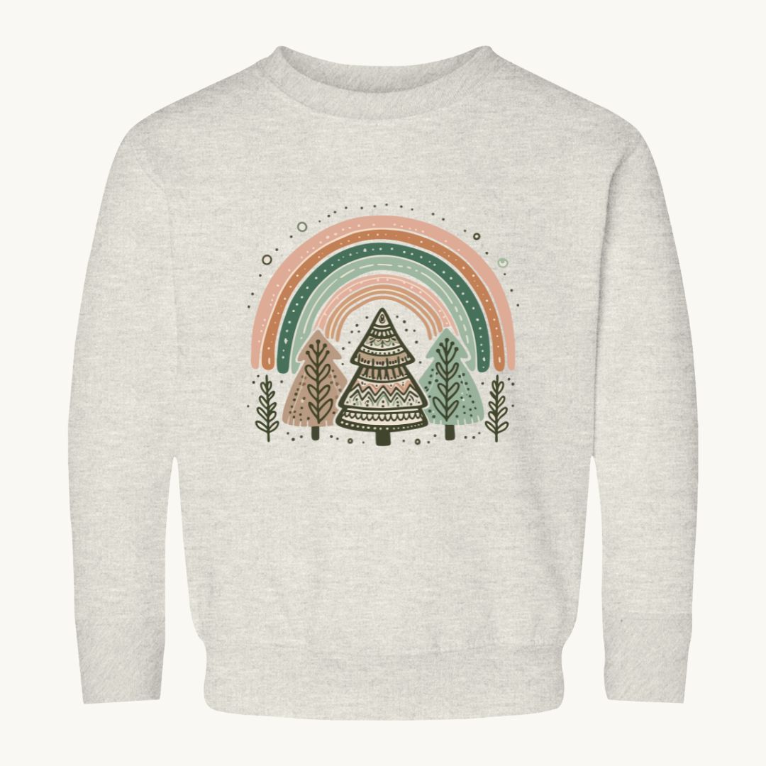 Rainbow Christmas Sweatshirt