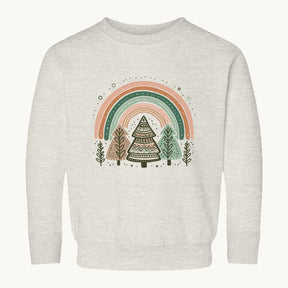 Rainbow Christmas Sweatshirt