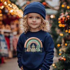 Rainbow Christmas Sweatshirt