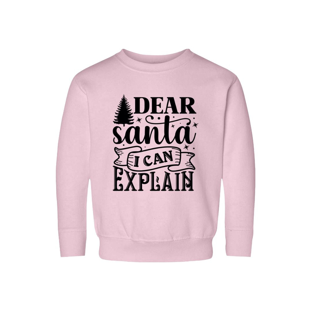 Dear Santa I can Explain Sweatshirt