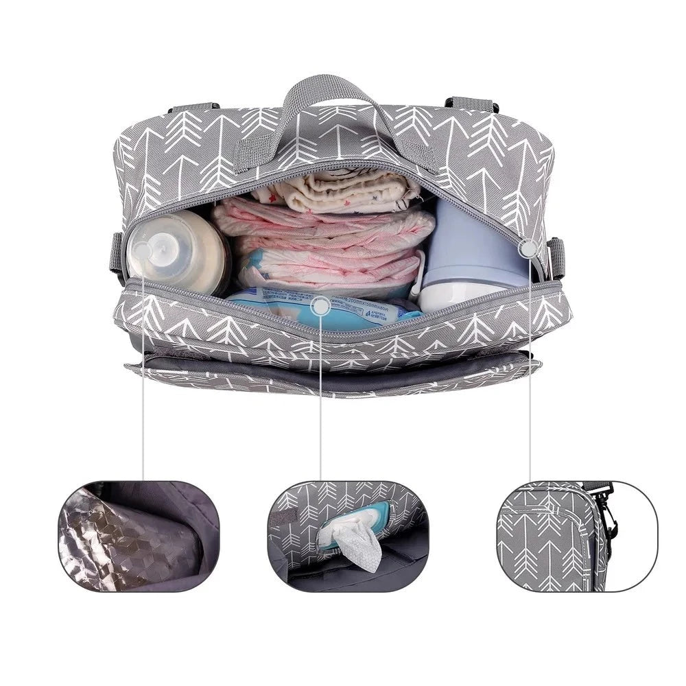 Mommy's Helper Waterproof Stroller Diaper Organizer - Petite Cove 