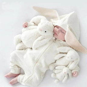 Cuddle Hopper Cotton Bunny Romper - Petite Cove 