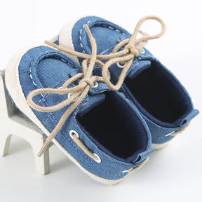 Tiny Tread Moccasins: Soft-Sole Sneakers - Petite Cove 