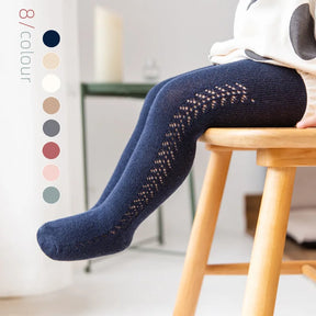 CozyKnit Solid Color Baby & Toddler Tights - Petite Cove 