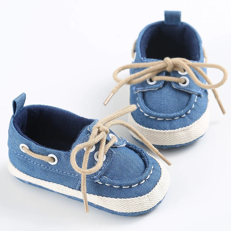 Tiny Tread Moccasins: Soft-Sole Sneakers - Petite Cove 