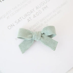 2 Piece Corduroy Hair Clip Set - Petite Cove 