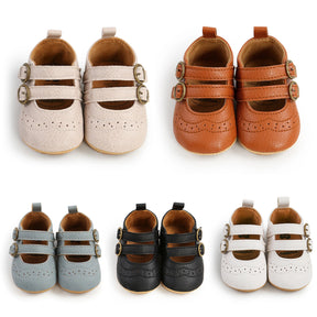 Classic T-Strap Eco-Leather Baby Shoes - Petite Cove 