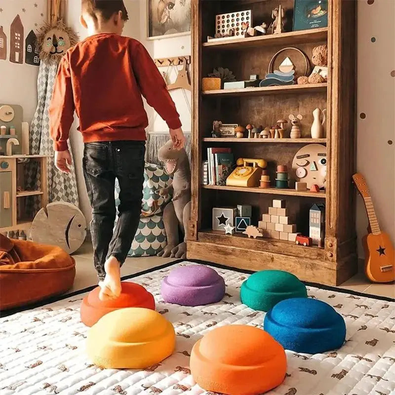 Balance Boosters: Coordination Foam Stones for Kids - Petite Cove 