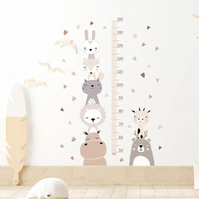 Heart Growth Chart Ruler: Forest Friends Edition - Petite Cove 