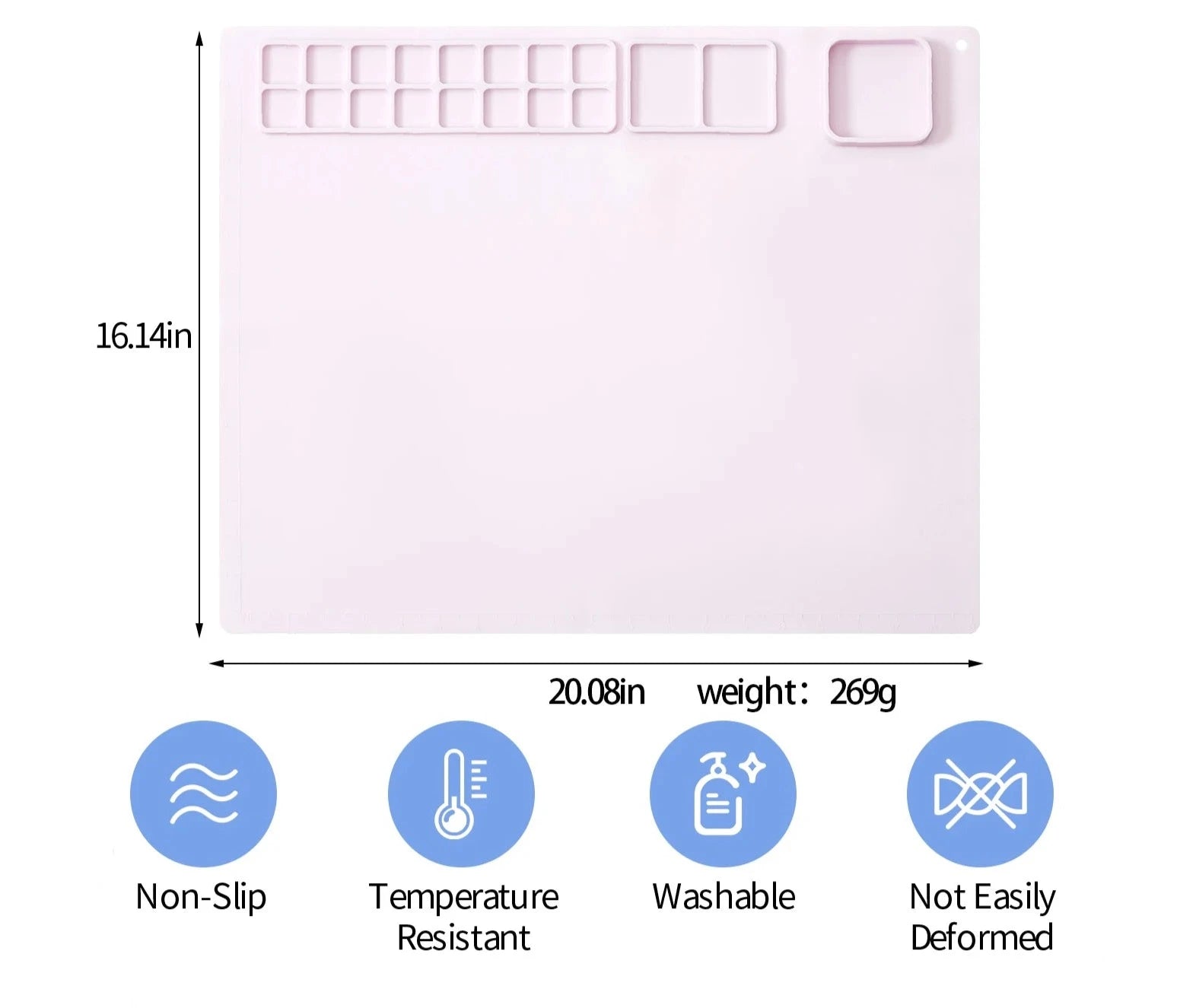 Silicone Drawing Pad Mat - Petite Cove 