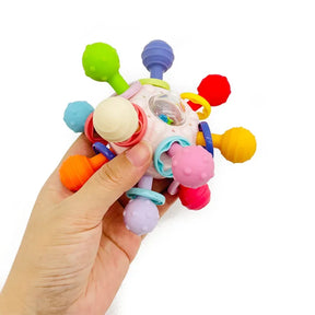 Montessori Baby Teething & Sensory Rattle Toy Set - Petite Cove 