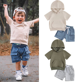 Cozy Playtime Hoodie & Shorts Set - Petite Cove 