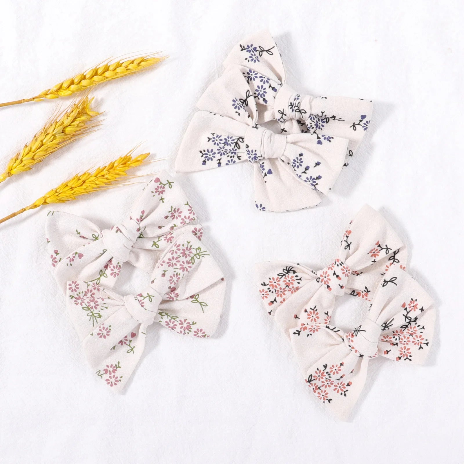 2 Piece Flower Hair Clip Set - Petite Cove 