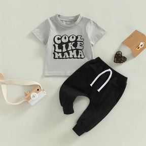 Cool Like Mama T-Shirt & Joggers Set - Petite Cove 