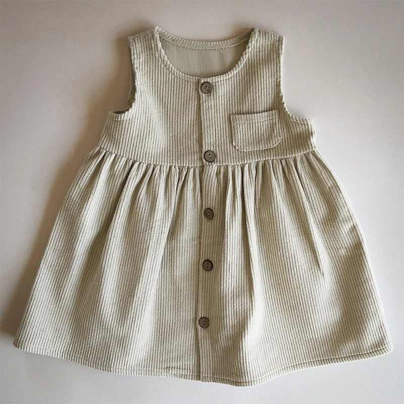 Classic Corduroy Pinafore Dress - Petite Cove 