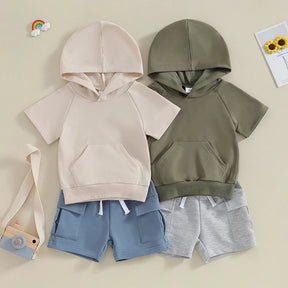 Cozy Playtime Hoodie & Shorts Set - Petite Cove 