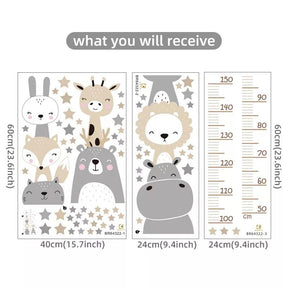 Star Growth Chart Ruler: Forest Friends Edition - Petite Cove 