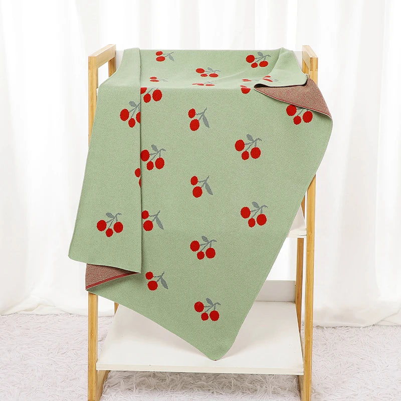 Petite Knit® Cherry Blanket - Petite Cove 