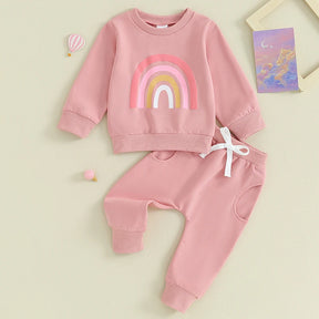 Rainbow Delight Sweatsuit - Petite Cove 