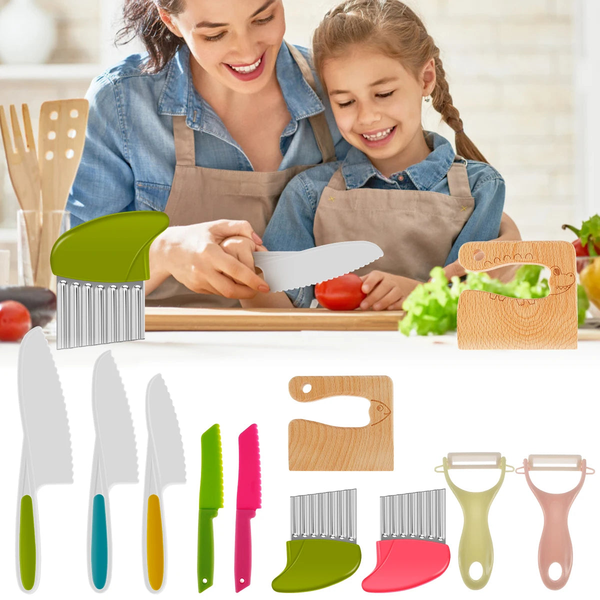 KiddieChef 7-Piece Prep Set - Petite Cove 