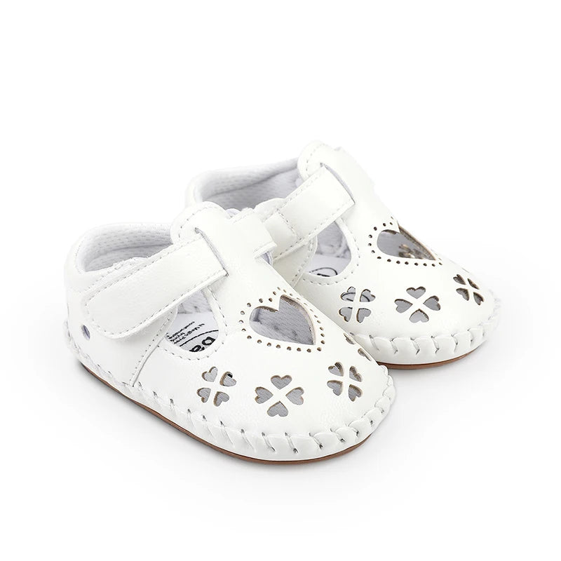 Sweetheart Cutout Eco-Leather Baby Sandals - Petite Cove 