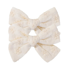 2 Piece Flower Hair Clip Set - Petite Cove 