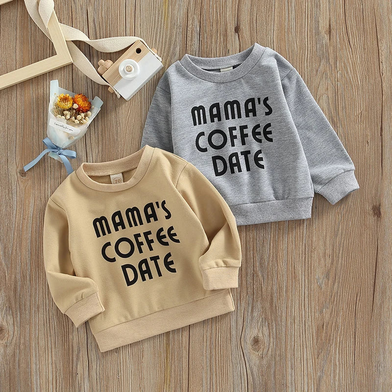 Mama's Coffee Date Sweatshirt - Petite Cove 