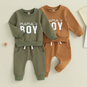 Mama's Boy Sweatsuit - Petite Cove 