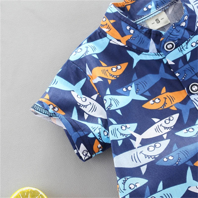 Ocean Explorer Shirt & Shorts Combo - Petite Cove 