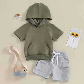 Cozy Playtime Hoodie & Shorts Set - Petite Cove 