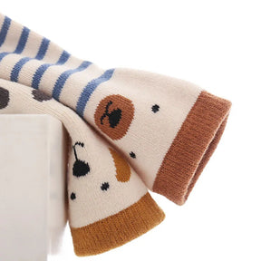 5-Pack Animal Parade Anti-Slip Baby Socks - Petite Cove 