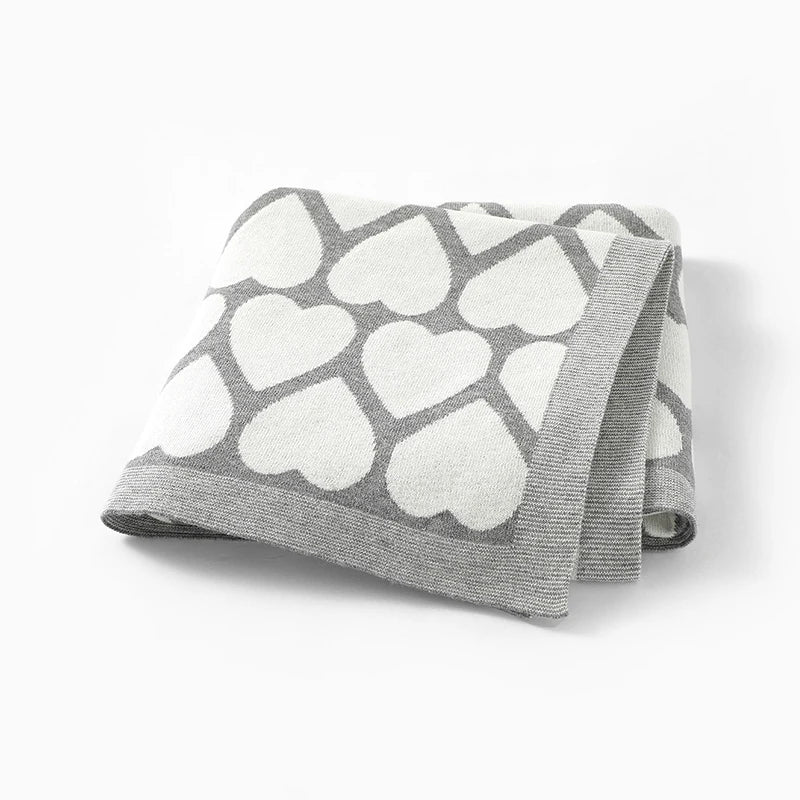 Petite Knit® Heart Blanket - Petite Cove 