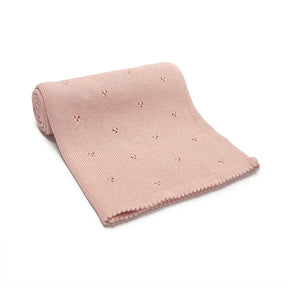 SnuggleSoft Cotton Knit Baby Blanket - Petite Cove 