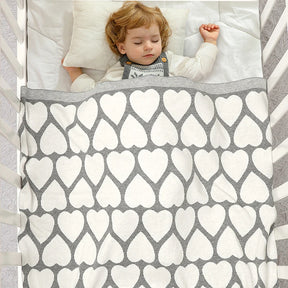 Petite Knit® Heart Blanket - Petite Cove 