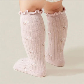 5-Pack Blossom Cotton Long Socks - Petite Cove 