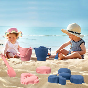 8-Piece Silicone Beach Toy Set - Petite Cove 