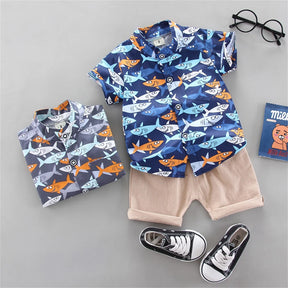 Ocean Explorer Shirt & Shorts Combo - Petite Cove 