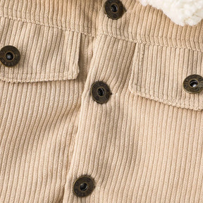 Tiny Trendsetter Corduroy Winter Coat - Petite Cove 