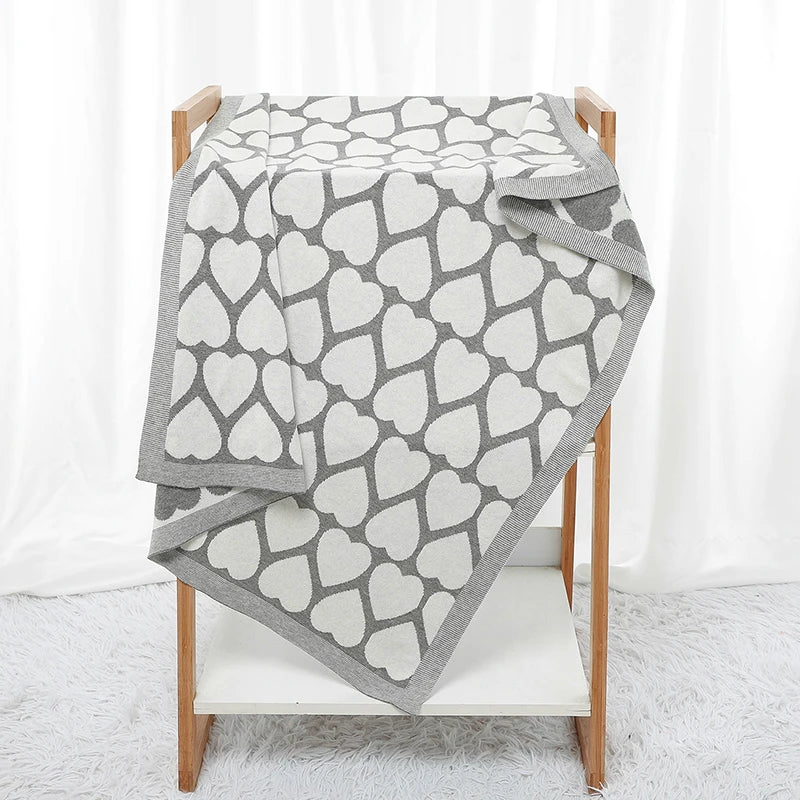 Petite Knit® Heart Blanket - Petite Cove 