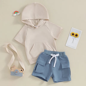 Cozy Playtime Hoodie & Shorts Set - Petite Cove 