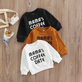 Mama's Coffee Date Sweatshirt - Petite Cove 