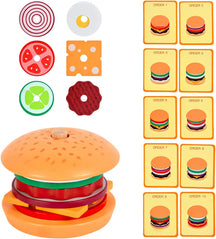 Montessori Stack-a-Burger: Educational Fun - Petite Cove 