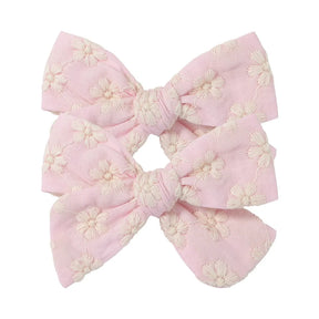 2 Piece Flower Hair Clip Set - Petite Cove 