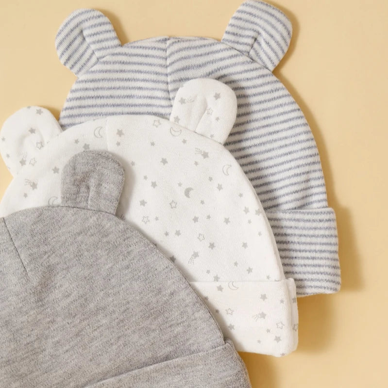 Cuddly Cub' 3-Piece Beanie Set - Petite Cove 