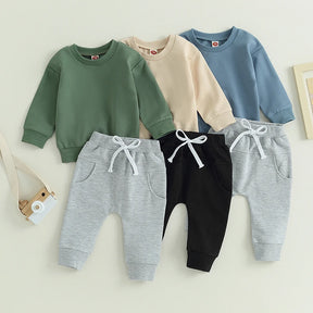 Classic Cozy Sweatsuit Set - Petite Cove 