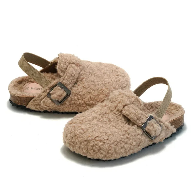 Sherpa Strap Shoes - Petite Cove 