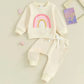 Rainbow Delight Sweatsuit - Petite Cove 