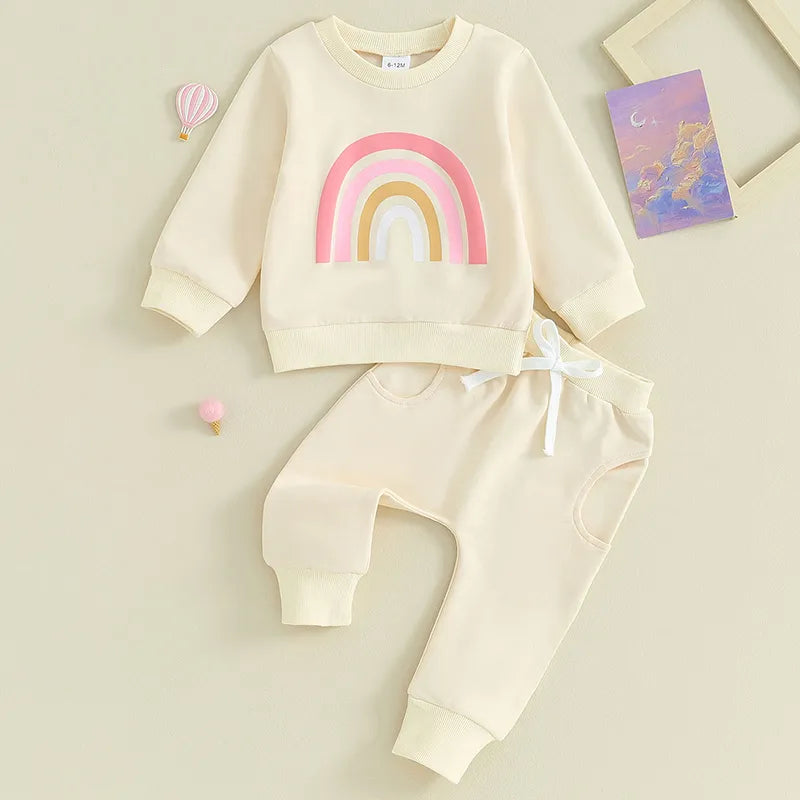 Rainbow Delight Sweatsuit - Petite Cove 